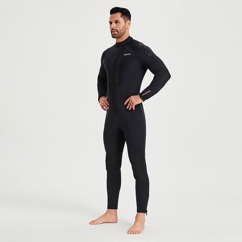 Men s 5mm Full Body Wetsuit for Swimming & Surfing One Size