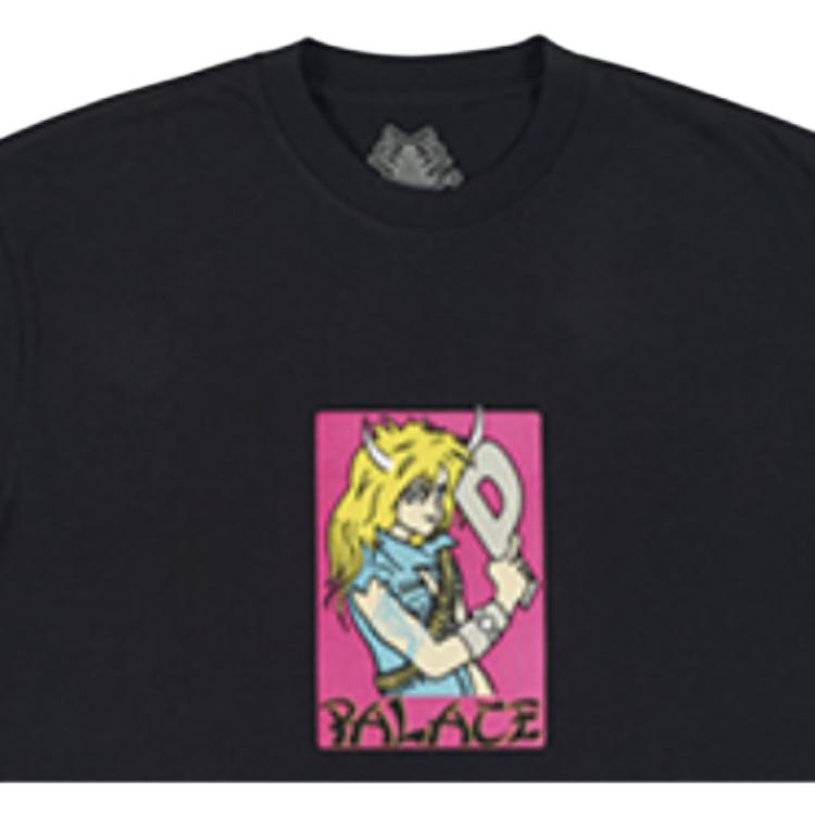 Palace Mangal T-Shirt Unisex Tops Black PAL-SS18-059