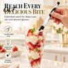 Rust Proof Dessert Tool 304 Stainless Steel Ice Cream Spoon, Multi-Purpose Scraper Versatile Kitchen Accessory for Yogurt Jam Oatmeal, Dishwasher Safe