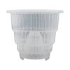 Resin Orchid Flower Pot Featuring Patented Root Guide And Ventilation Holes For Maintaining Proper Drainage And Root Aeration