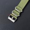 Fashion Ribbed Nylon Watchband Replacement Bracelet Men Women Nylon Watch Band With Silver Pin Buckle 20mm 22mm Universal Strap