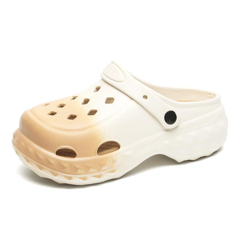 Summer new fashion trend casual hole shoes wear thick-soled non-slip wear-resistant garden shoes cool slippers tide