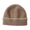 Unisex 100% Pure Cashmere Beanie with Ear Protection - Autumn/Winter Casual Knit Hat