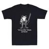 Twas The Tism MLord Lustiger Mittelalterlicher Ritter Frosch Grafik Vintage Herren T-Shirt
