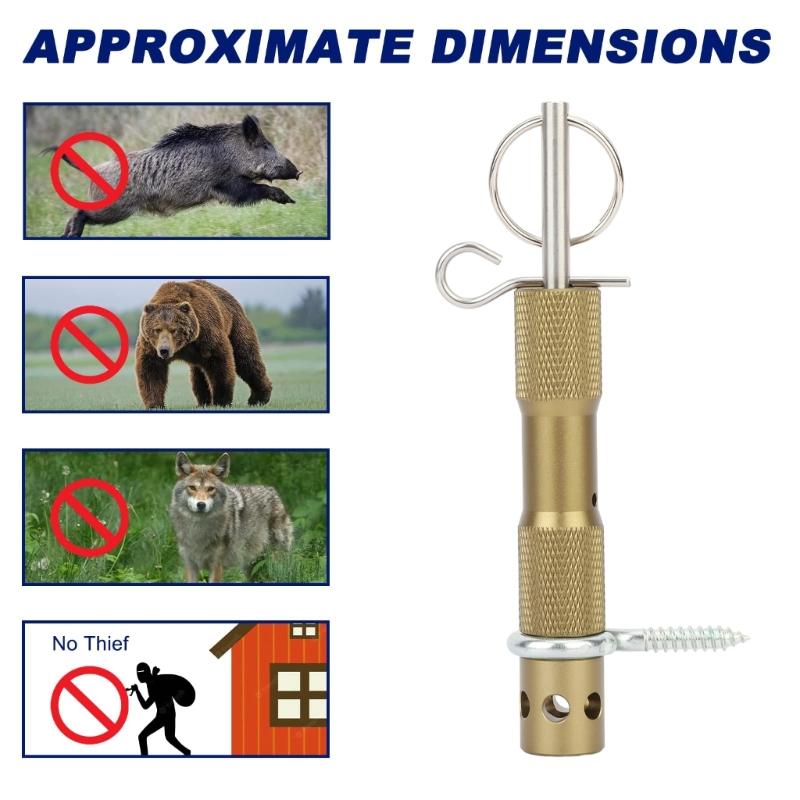 Portable Perimeters Trip Alarm Camping Trip Wire Alarm Device Early Warnings Security System for Camping Property Safety