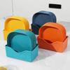 12pcs Reusable Plastic Serving Tray Set, Dishwasher Safe Stackable Appetizer Plates for Snacks Fruits Cakes Party Plates Set