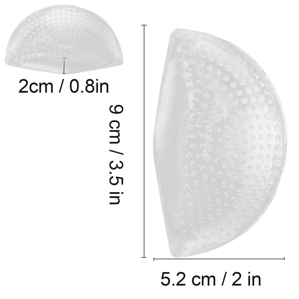 1 Pair Foot Arch Support FanShaped Flatfoot Correction Massaging Arch Cushion Pads