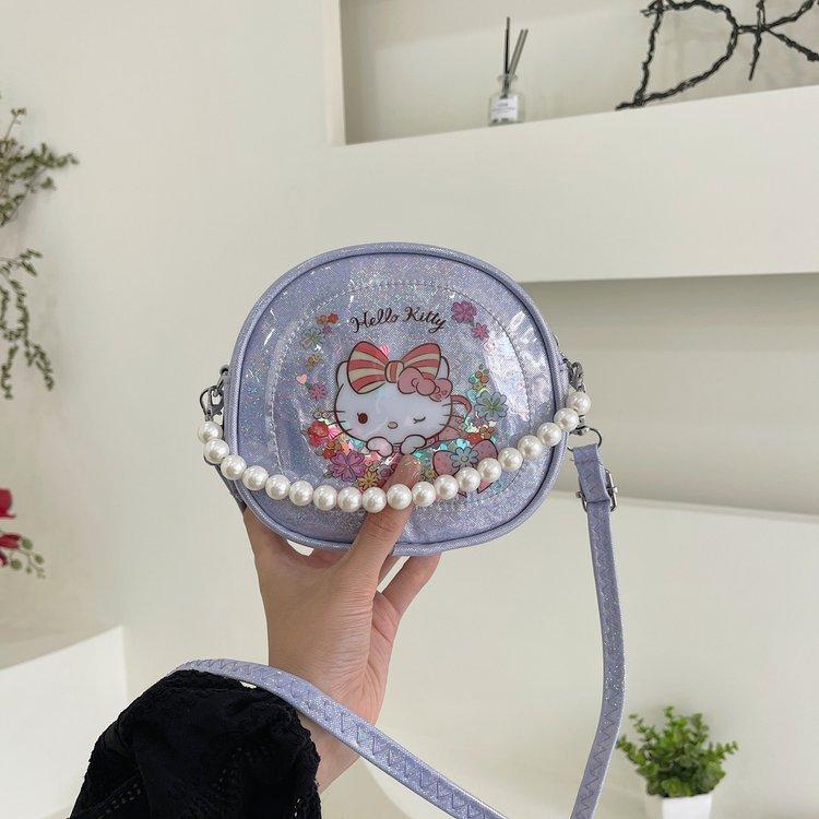 Fashion Children's Bag, Little Girl Out Trendy Accessories Bag, Change Bag, Cute Cartoon Beaded Handbag, Messenger Bag