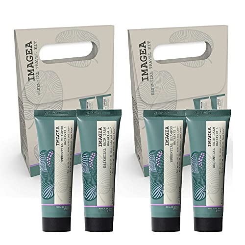 

eLGON IMAJEA Essential Travel Kit [Shiny Hair] Organic Superfood Salon Exclusive - Great Value 2-Box Set