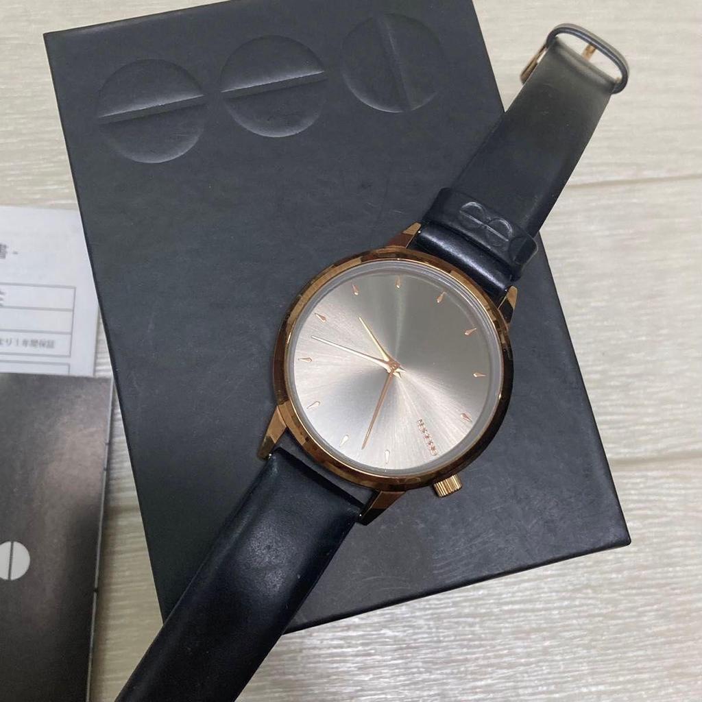 Used [KOMONO] Komono Watch Men's Unisex / [LEXI BLACK] Lexi Black Rose KOM-W2754