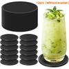 12PCS/Set Silicone Drinking Coasters Drink Coffee Cup Round Cup Mat With Holder Stand Jar Gripper Pads Tableware Accessories