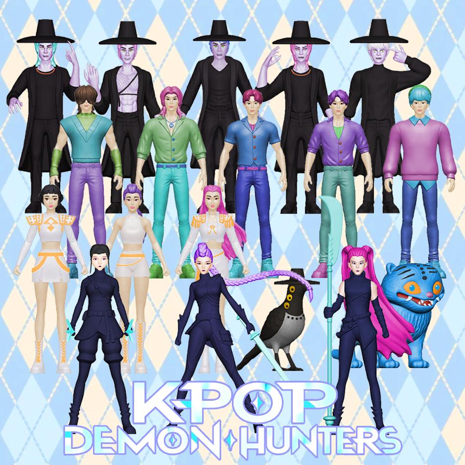 Anime Kpop Demon Hunters Figures 5-12cm, Toys, Game Peripherals, PVC Model, Desktop Decoration Figures, Boy Toy, Christmas Gift