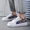 Men’s Casual Skateboarding Shoes Running Shoes Printing Jogging Sneakers Shoes for Students Plus Size