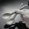 2 Piece Long Handle Camping Spoon Fork Set Ultralight Outdoor Dinnerware Set  Kitchen