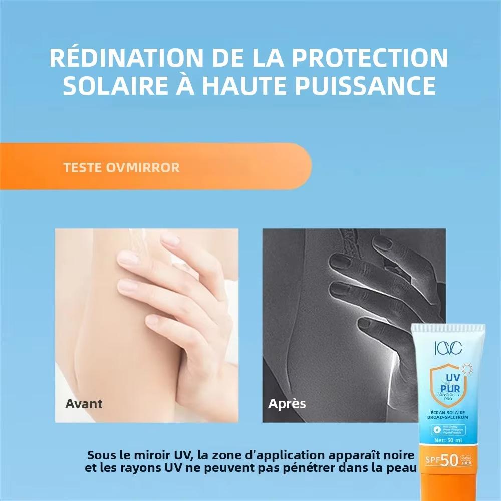 SPF50 UV Protection Sun Cream Lightweight Moisturizing Solar Blocker Sweatproof Waterproof Anti-Oxidant Sunblock Prevent Sunburn