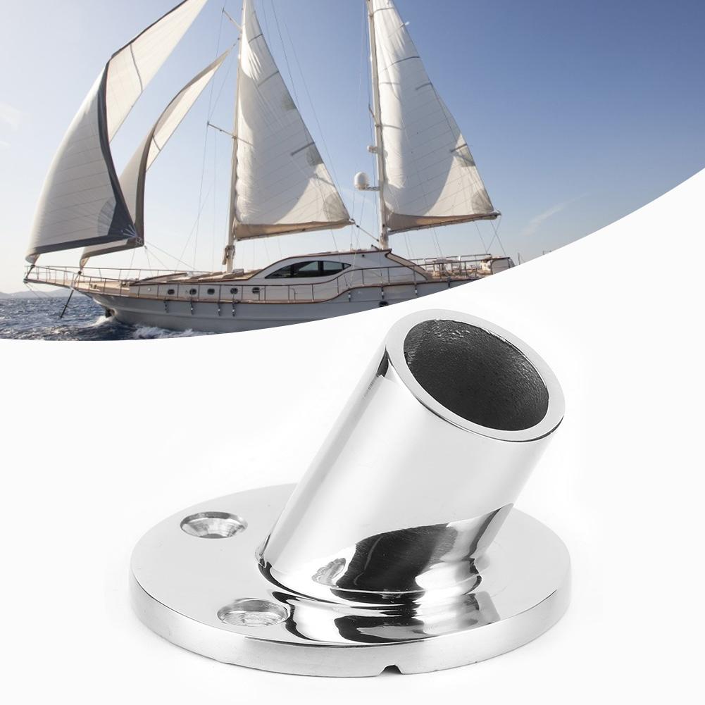 Bază Rotundă din Oțel Inoxidabil 316 Fiting Mână Curentă 60 Grade Accesorii pentru Țeavă 22MM 7 8in