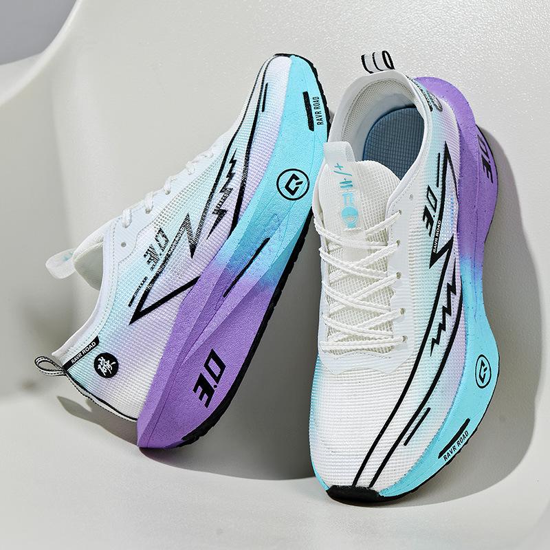 Primary and secondary school students carbon board running shoes professional competitive sports shoes physical education class lightweight