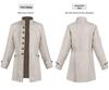 2022 European & American Men's and Boys' Steampunk Retro Solid Color Stand-up Collar Coat