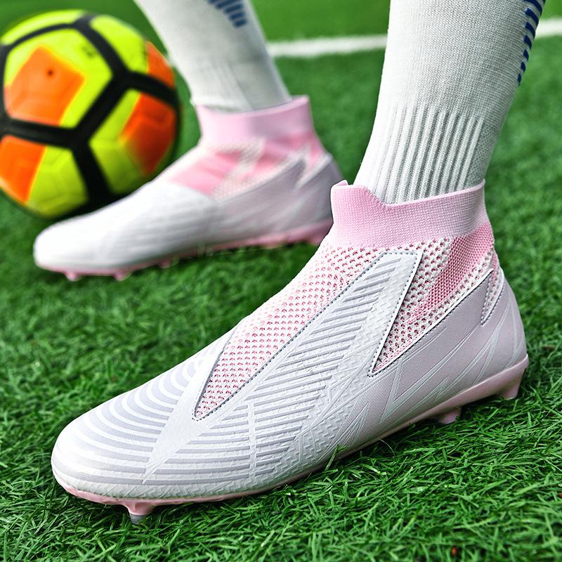 Football Shoes Lace-free Socks Football Shoes Male Students Game