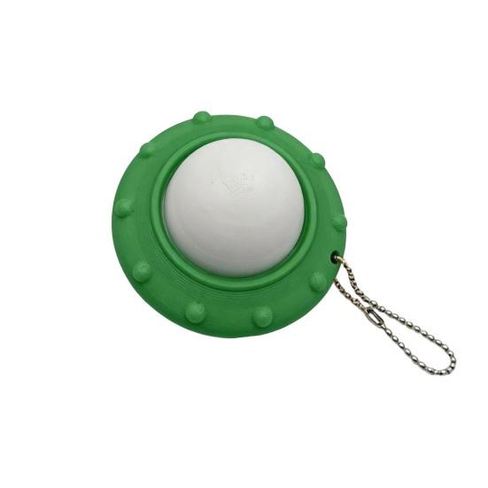 Decompression Toy Compact Size Flying Saucer Clicker Charm Key Chain with Tactile Feedback Stress Relief Quiet Fidget Toy
