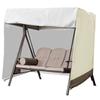 Eleganti Coperture Protettive per Altalene da Giardino a 2 o 3 Posti in Colore Beige