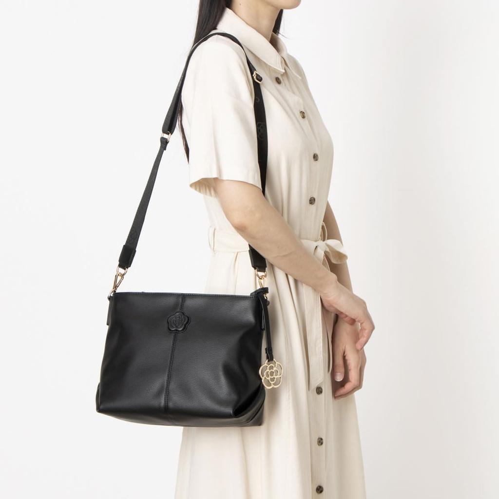 CLASSUS Depot Black 2-Way One-Shoulder Bag, Women's,