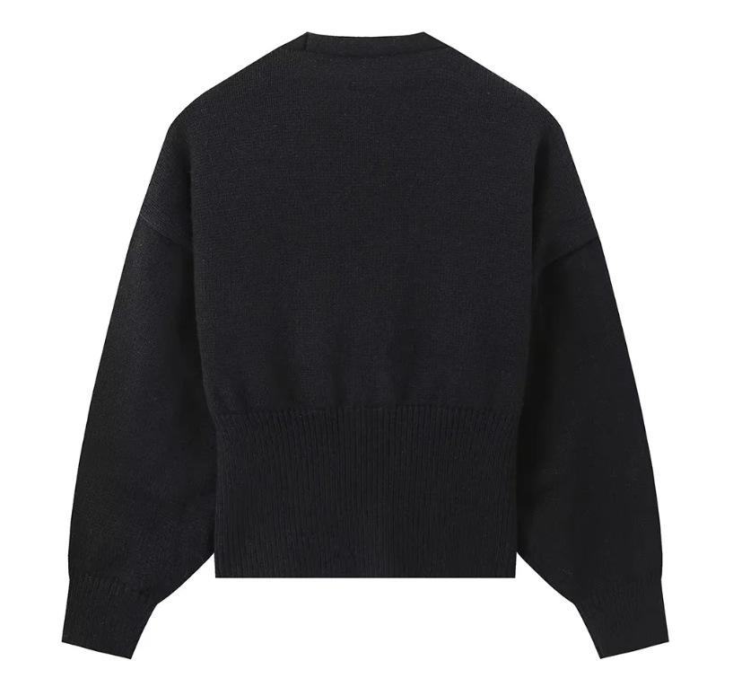 Europäischer & Amerikanischer Damen V-Ausschnitt Knopf Strick Cardigan Pullover - 2025 Mode Bestseller