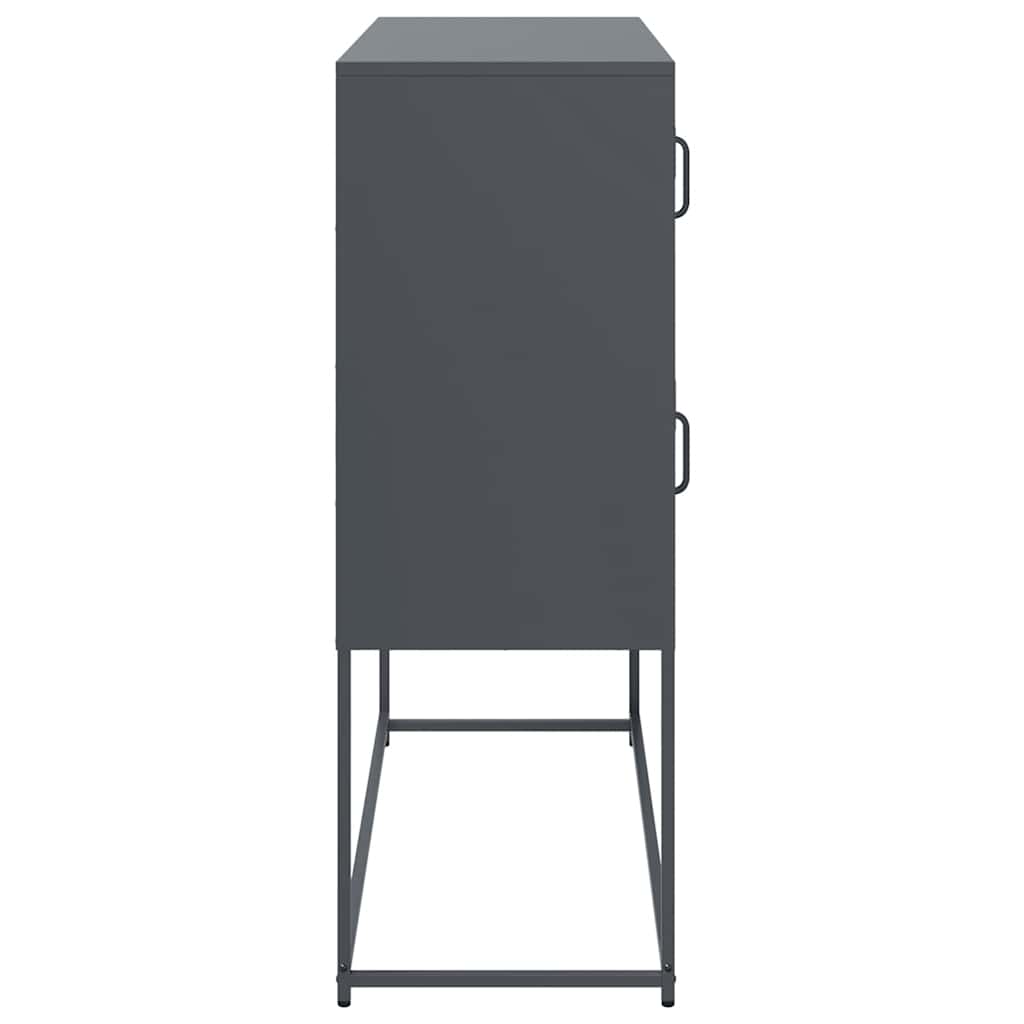 Sideboard Anthracite 100.5 x 39 x 107 cm Cold Rolled Steel