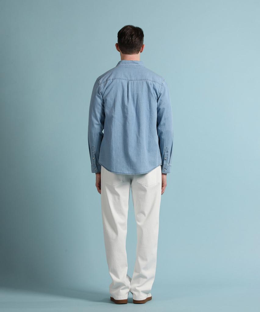 PANICALE Blue Washed Denim Shirt