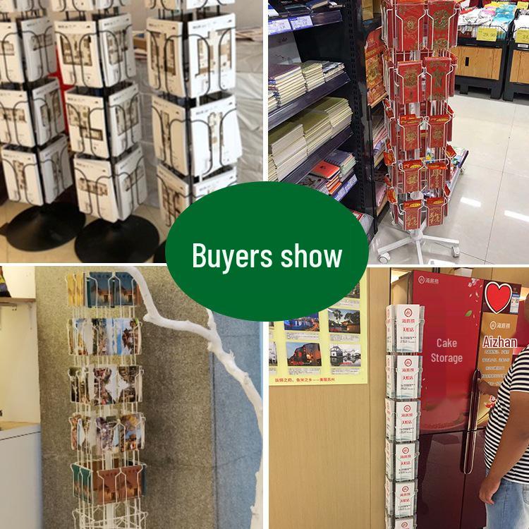 Rotating Brochure & Magazine Floor Display Stand