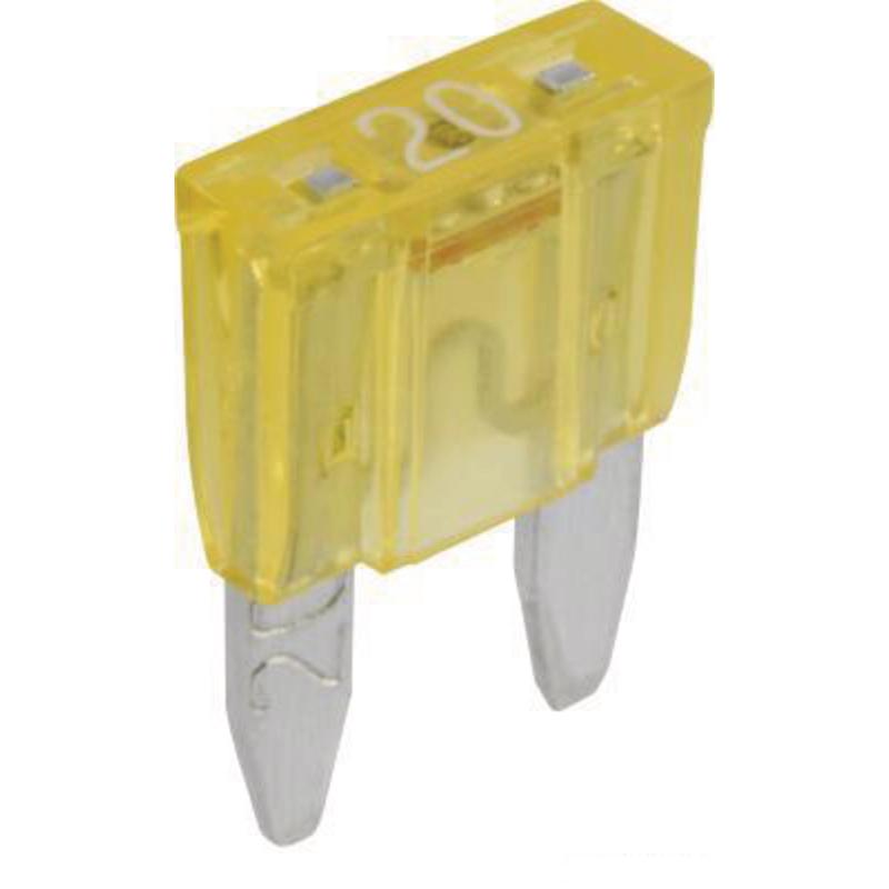Mini Flat Plug-in Fuses 32V 20A 10 Pcs