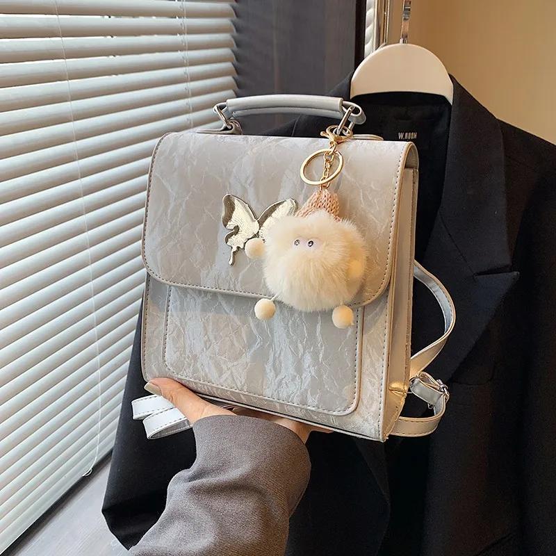 

Новые модные роскошные дизайнерские рюкзаки женские милые универсальные мини-сумки через плечо с бабочкой