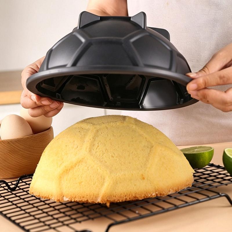 Football Soccer Shape Cake Molds Silicone Half Sphere Pan Nonstick Dome Baking Tool for Home, Party Cakes and Sports Theme Dessert