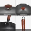 SUPOR Lightweight Fine Iron Stir-fry Wok