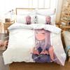 Anime ReZERO -Starting Life in Another World Bedding Set Printed Bed Set With Pillowcase Duvet Cover Soft Queen Super King Size