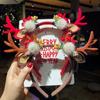 Fawn Horn Christmas Headband Plastic Christmas Elf Headband Cosplay Costume Antlers Headband  Kid