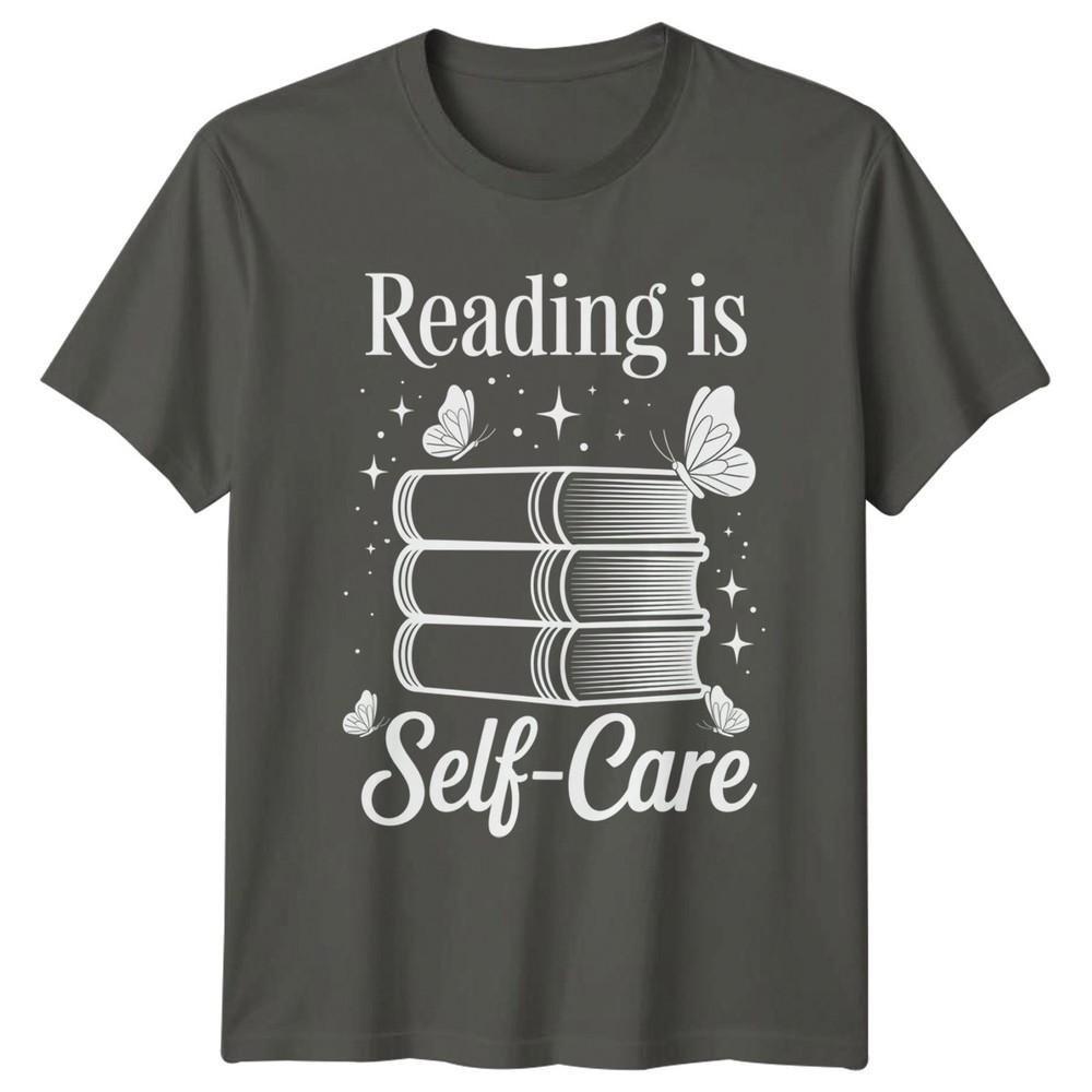 Reading Is SelfCare Unisexs TShirt Self Care Books Birthday Gift For Her S