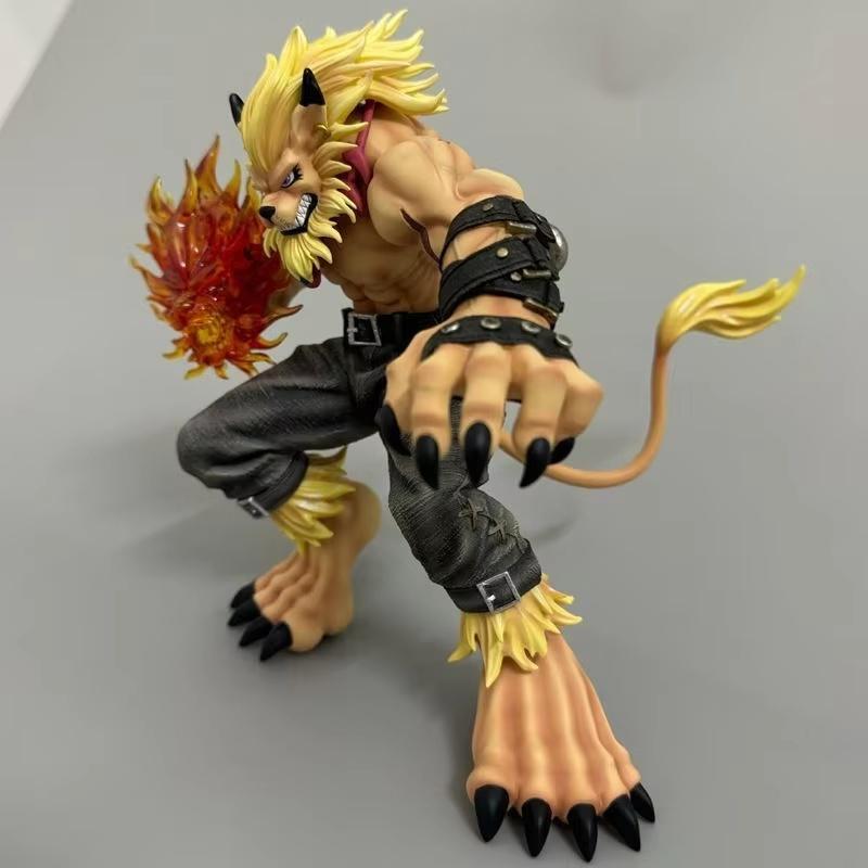 Digimon Adventure Leomon Figurka Akcji Anime PVC GK Statua Model Lalka Do Dekoracji Biurka Cyfrowy Potwór Zabawka Kolekcjonerska Prezent