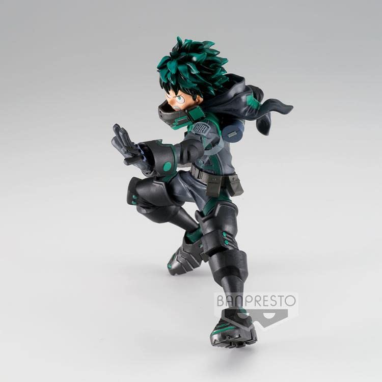 BANPRESTO My Hero Academia Izuku Midoriya - Amazing Heroes WHM Black, 15 cm