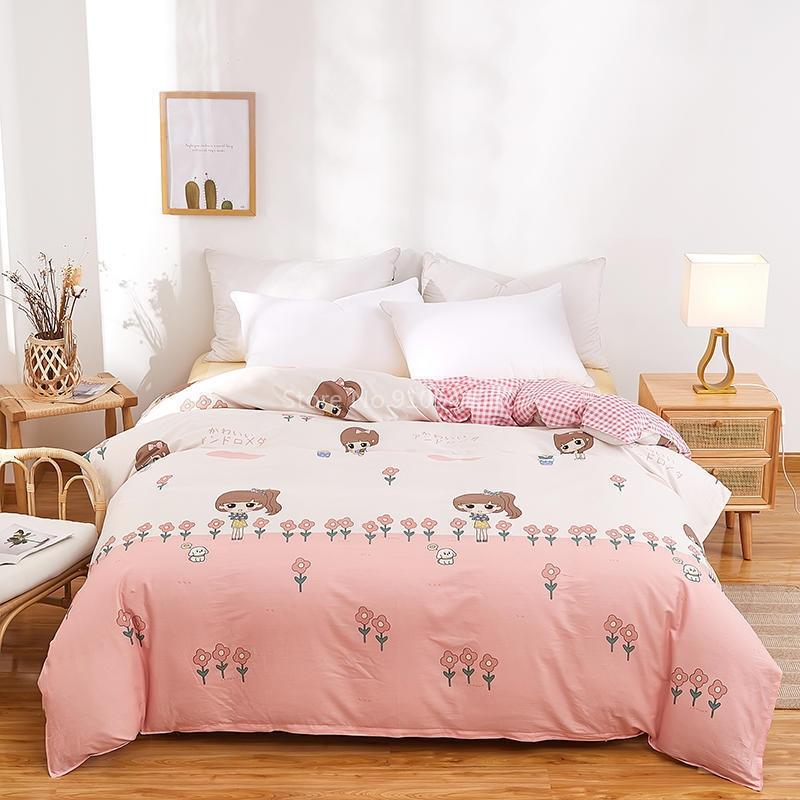 Sunflower Flowers Cotton Duvet Cover Printed Quilt Cover with Zipper Single Double Queen King Comforter Blanket Case Textile 1pc