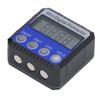 Digital Inclinometer Magnetic 360 Degrees  4 Units Portable Digital Angle Gauge for Angle Measurement Blue