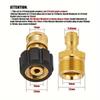 M22 14mm/15mm to 1/4" Quick Connect Adapters, 5000PSI High-Pressure Kit for Hose & Gun Accessories
