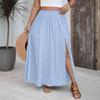 Jupe Casual Polyvalente Unie Élégante Style Européen et Américain pour Femme