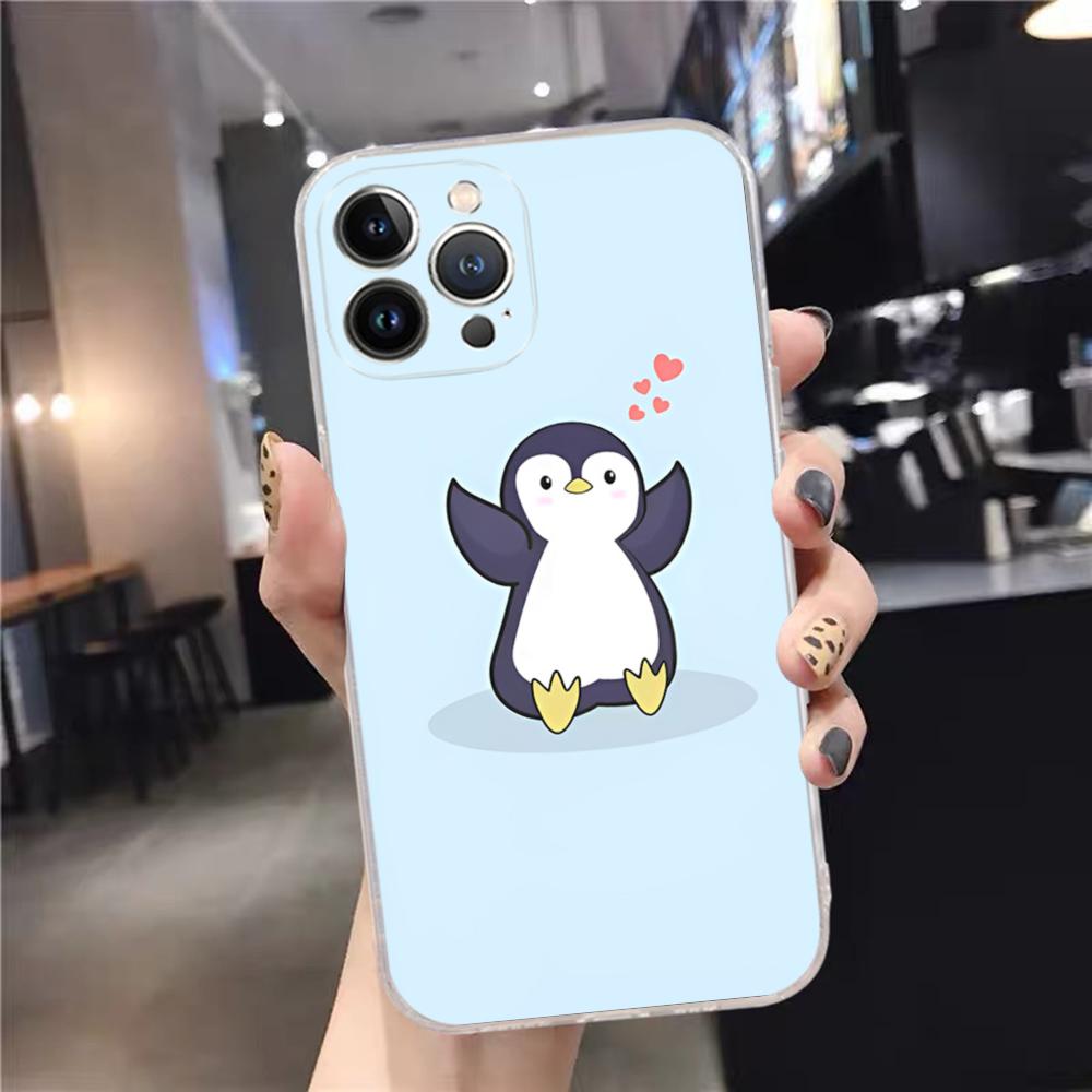 

Пингвин Милое животное Чехол для телефона Для iPhone 15 14 11 12 13 Mini Pro XS Max Чехол 6 7 8 Plus X XR SE 2020 Funda Оболочка iPhone 7 or 8