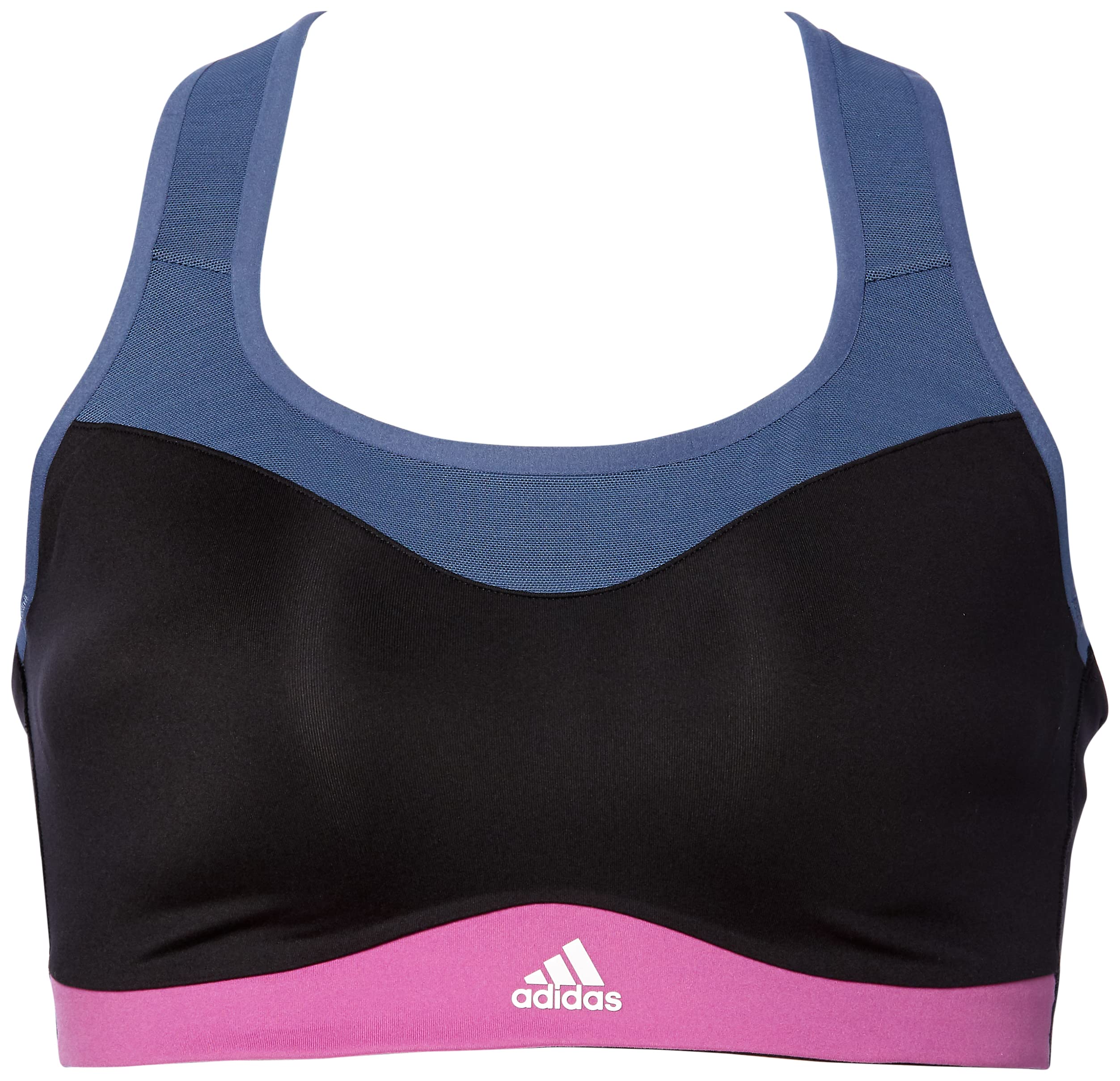 

Adidas TRN Alpha High Support Sports Bra in Size Women s (NQ206) Black/Wondersteel/Semi-Pulse Lilac/White (HM7901), S-D (C-D cup)
