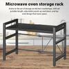 Kitchen Microwave Oven Shelf Retractable Countertop Oven Bracket Household Rice Cooker Storage Racks Kitchen Organizer