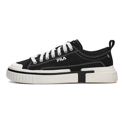 Canvas Low Skate Shoes 'Black White' Women's F12M322305FBK