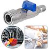 Control Water Flow Switch with 3/8 Or 1/4 Inch Quick Connector Ball Valve Shut Off Ball Valve for High Pressure Wash Machine