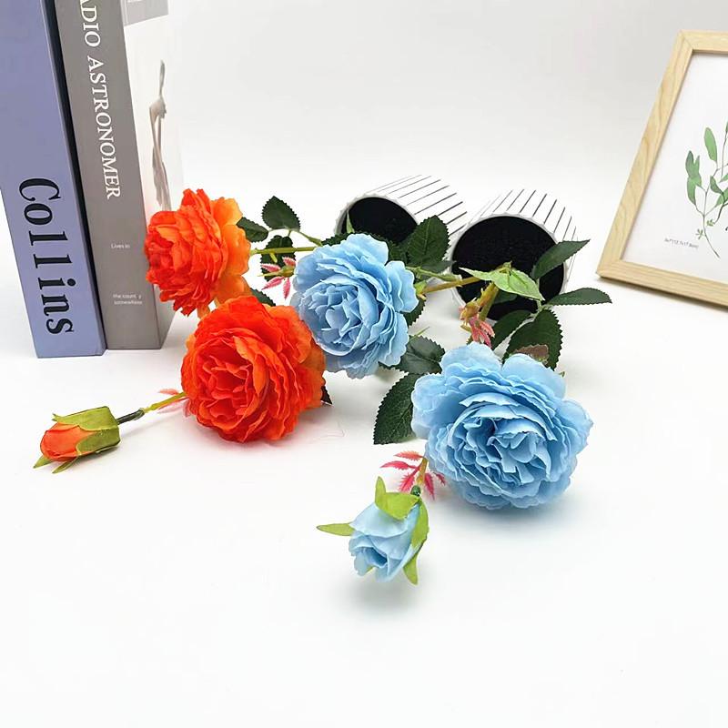 Pfingstrose Kunstblumentopf Schwarzer Sand Bonsai Indoor Heimdeko Requisite Fotografie