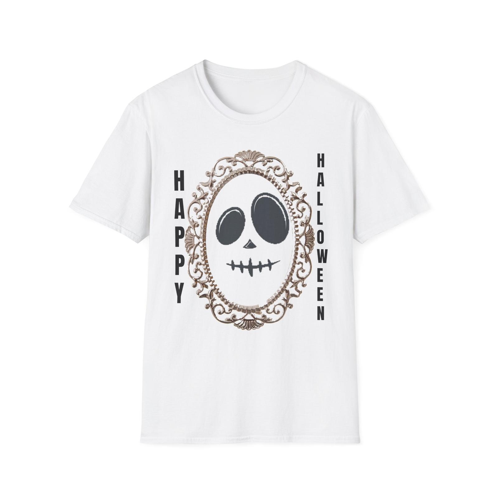 Happy Halloween - Ghost in Mirror - Very Soft T-Shirt S